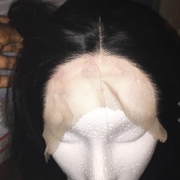 ?Carolynn 18” BLACK LACE FRONT natural wave Wig? main image 8